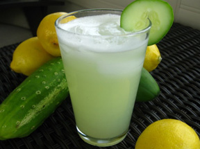 cucumber lemonade chiller
