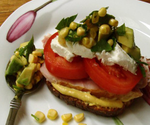 Open sandwich