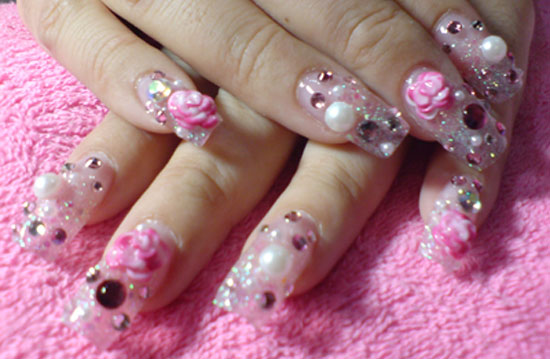 Amazing 3D Nail Art Designs