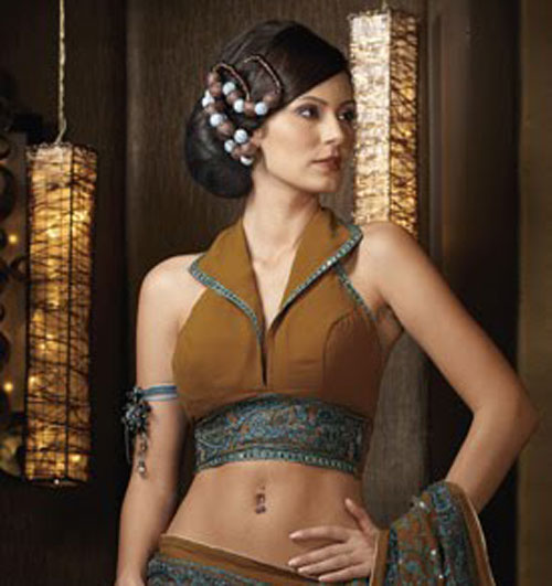 gorgeous saree blouse designs