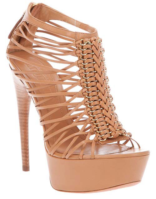 Plait detail high heel