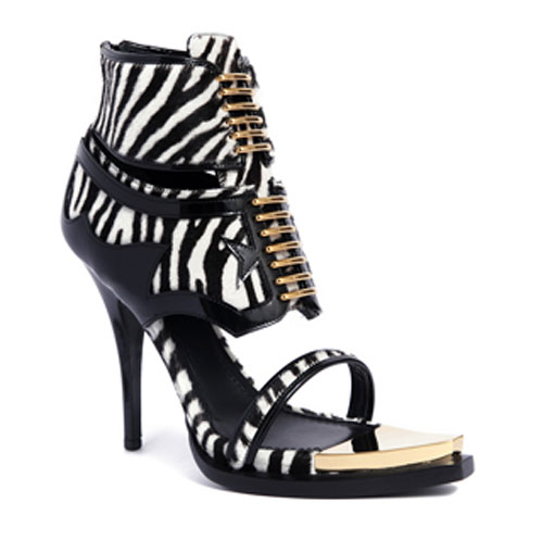 givenchy zebra grain high heel