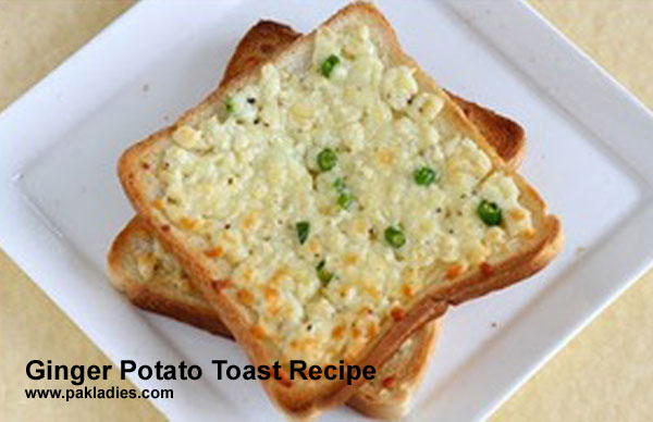 Ginger Potato Toast Recipe