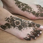 Henna design for feet