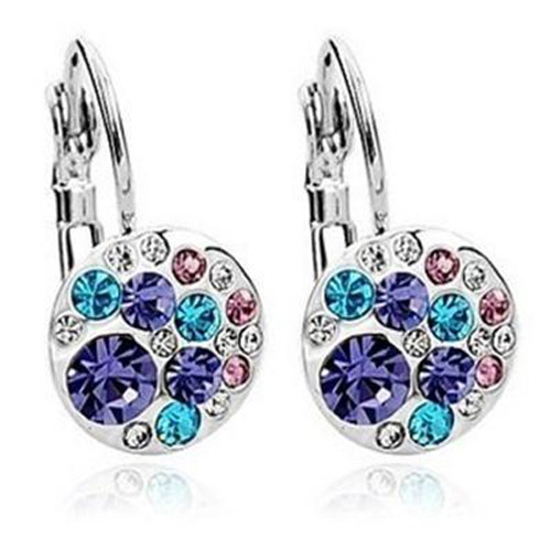 Ailinna Crystal Inlaid Diamond Earrings