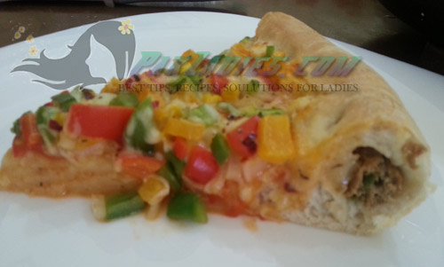 seekh kebab pizza