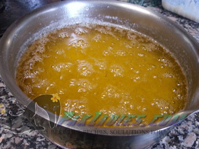 ghee ready to strain