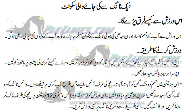 one leg squats with chair