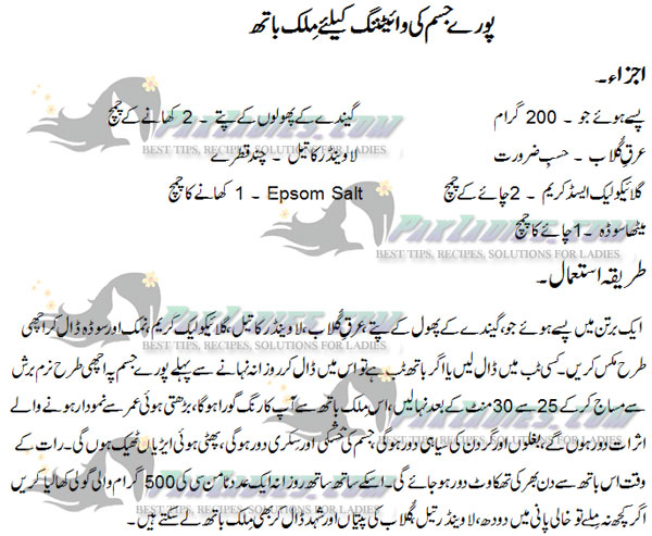 Milk Bath Recipe by Dr Khurram