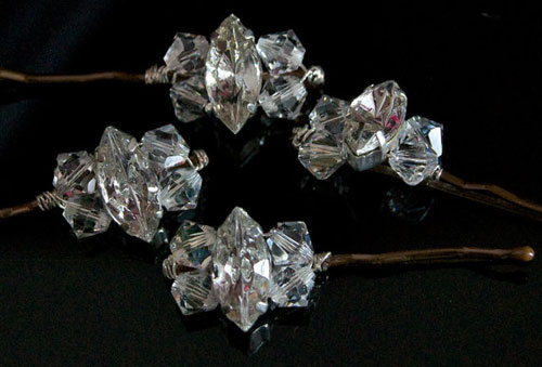 Crystal Hair Pins