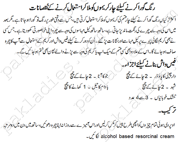 side affects of cream