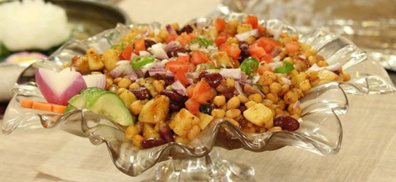 three beans chaat