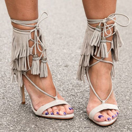 Lace up Sandals Heels