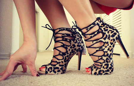 Lace up Sandals Heels