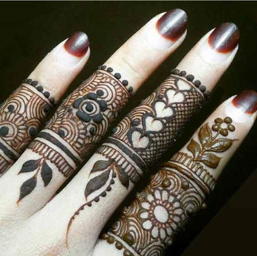 Beautiful Finger Mehndi Designs
