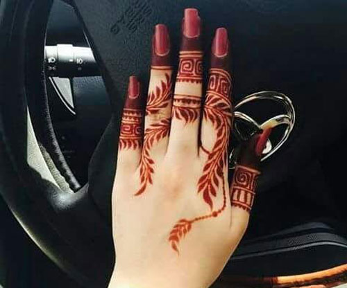 Beautiful Finger Mehndi Designs