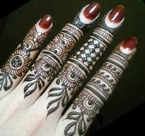Beautiful Finger Mehndi Designs