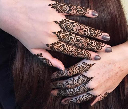Beautiful Finger Mehndi Designs