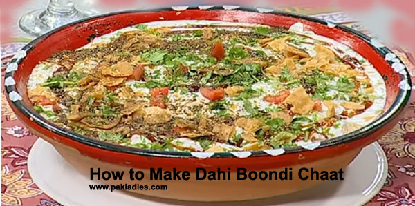 How to Make Dahi Boondi Chaat