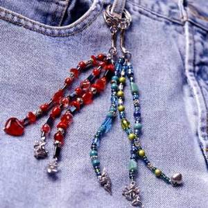Beaded Drop Strings for Jeans