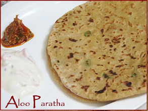 Aloo Paratha / Potato Stuffed Flat Bread