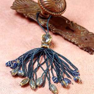 beaded tassel tutorial