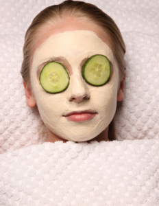 Face Pack with Rose Petals