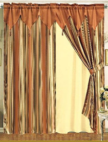 Curtains with an Attached Valance