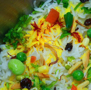 Vegetables Dum Biryani