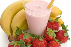 Banana-Strawberry Smoothie