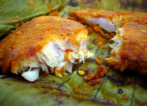 Fish In Banana Leaf