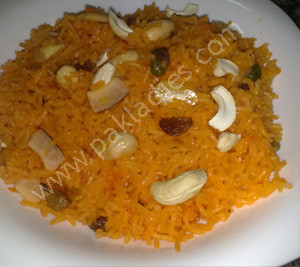 How to Make Zarda Rice