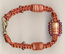 How to Make Bracelet with Macramé Knot