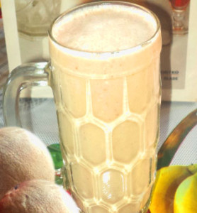 banana chikoo milkshake