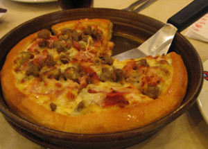 frying pan pizza recipe