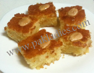 How to Make the Best Basbousa: English – Urdu Recipe