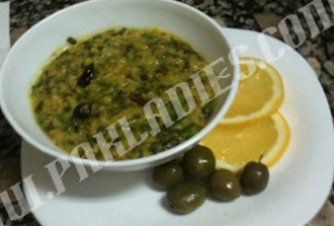 Masoor Dal with Palak Recipe