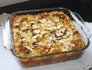 bread and paneer pudding