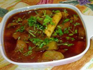 Degi Aloo Gosht Recipe