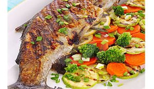 Grilled Fish with Vegetables