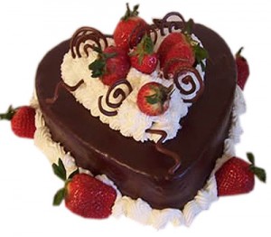 Valentines Chocolate Heart Cake Recipe