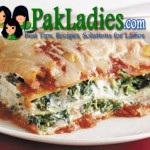 spinach lasagna