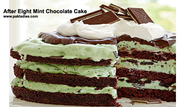 After Eight Mint Chocolate Cake
