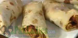 Chicken Anda Paratha Roll
