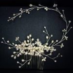 Pearl and Crystal bridal hair comb