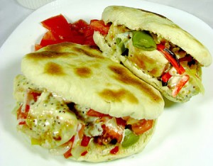 Pita Bread with Chicken