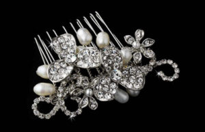 Pearl Bridal Hair Combs