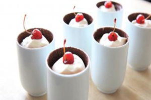 black forest soufflé