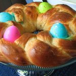 Braided Easter Bread with Eggs