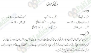 lauki ki sabzi